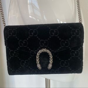 Gucci Dionysus Velvet Wallet on Chain